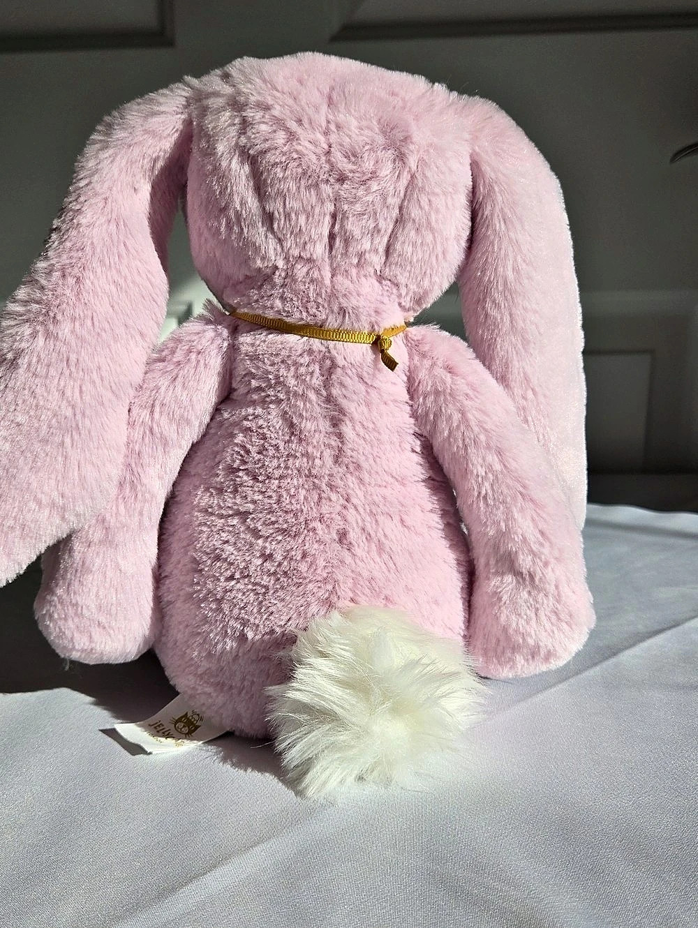 Jellycat Thistlepop Blossom Luxe Bunny Pink Purple Floral Bunny NWT - Picture 3 of 11